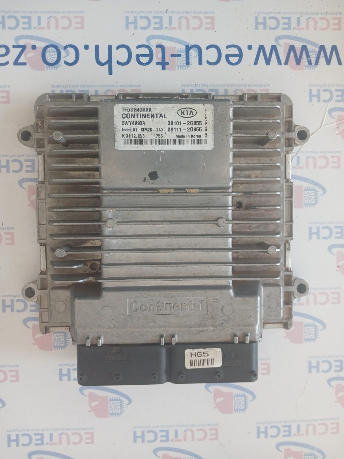 2013 KIA OPTIMA 2.4L GDI ECU COMPUTER BOX 5WY4V93A 39101-2G855 39111 ...