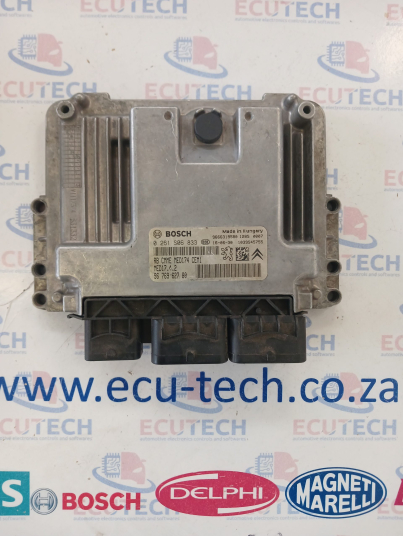 CITREON PEUGEOT 1.6 MED17.4.2 0261s06833 9676962780 ECU COMPUTER BOX