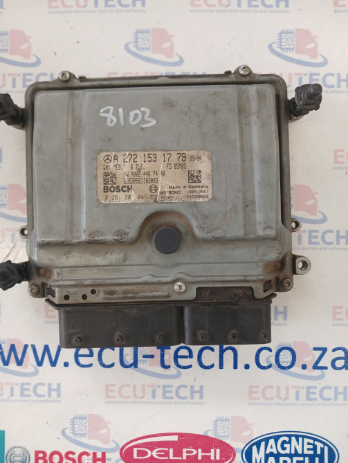 MERCEDES Ml350 R350 ECM ECU COMPUTER BOX A2721531779 ME9.7 6Zyl 0261209045