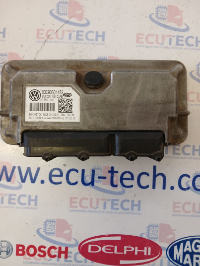 VW POLO 7GV CLPB 03C906014BS ECU COMPUTR BOX