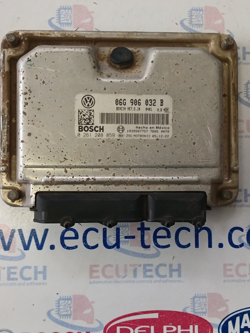 VW GOLF 5 2.0 06G906032B 0261208859 ECU COMPUTER BOX