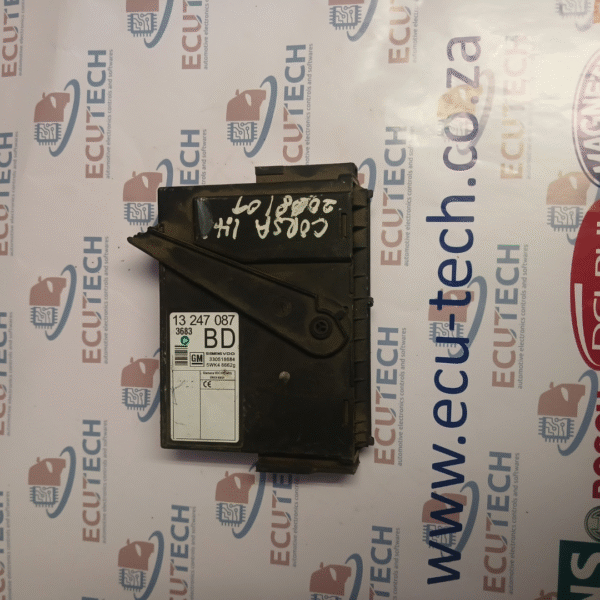 VAUXHALL OPEL CORSA D BCM BODY CONTROL MODULE 13247087 3673 BD 5WK48662g