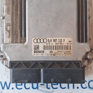 AUDI TT 2.0 8J0907115P 0261S02520 MED9.1 ECU COMPUTER