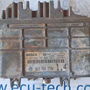 VW POLO 1.4 ECU COMPUTER BOX 6KS906258K 0261204158
