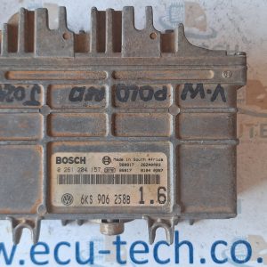 VW POLO PLAYA 1.6i ECU COMPUTER BOX 0261204157 6KS906258B